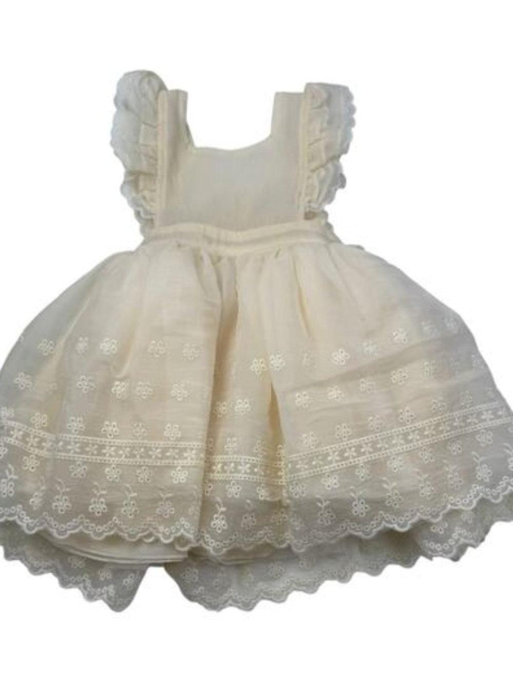 Noralee Provence Pinafore Dress Ivory - 18 Month